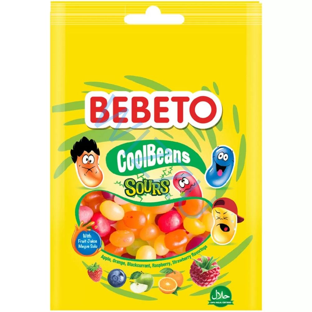 Мармелад BEBETO COOL BEANS SOUR MIX 60г