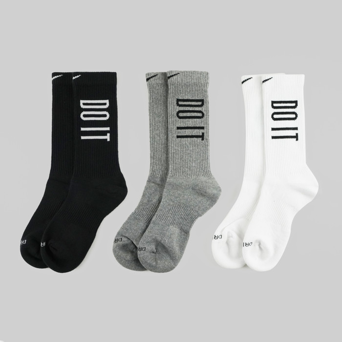 Носки Nike Everyday Plus Cushioned Training Crew 3PR артикул:CZ0505-902 - купить в магазине Дайс