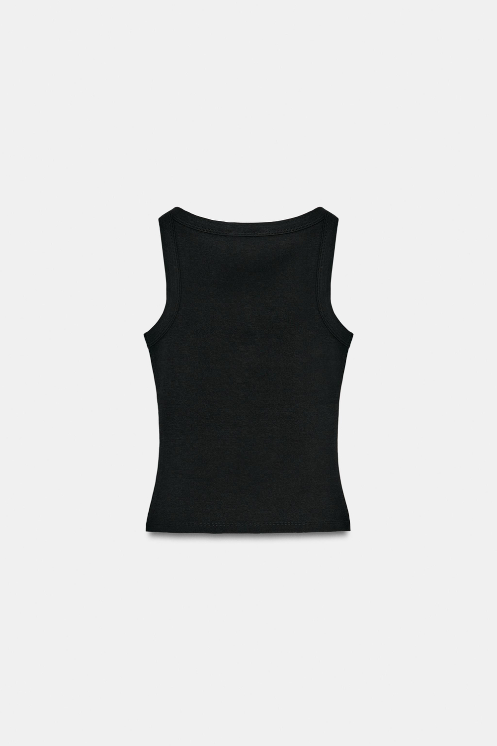 ХЛОПКОВАЯ ФУТБОЛКА БЕЗ РУКАВОВ — ZARA