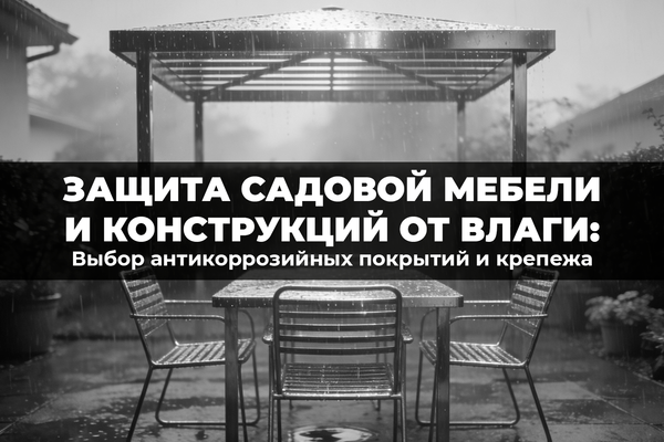 Весенняя влага не страшна: как выбрать крепеж и покрытия для садовых конструкций