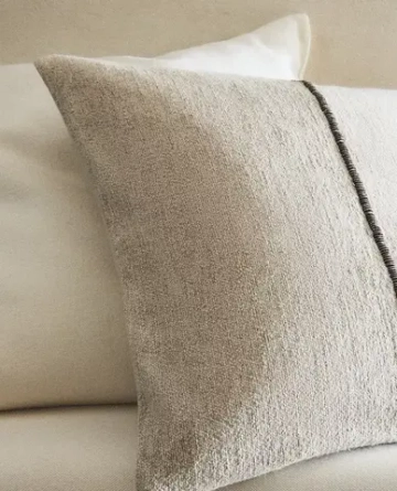 ZARA HOME НАВОЛОЧКА ДЛЯ ДЕКОРАТИВНОЙ ПОДУШКИ, СВЕТЛО-БЕЖЕВЫЙ