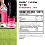 Optimum Nutrition, Essential Amin.O. Energy®, клубника и лайм, 270 г (9,5 унции)