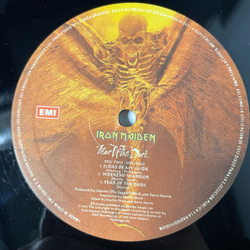 Винтажная виниловая пластинка LP Iron Maiden Fear Of The Dark (Испания 1992)