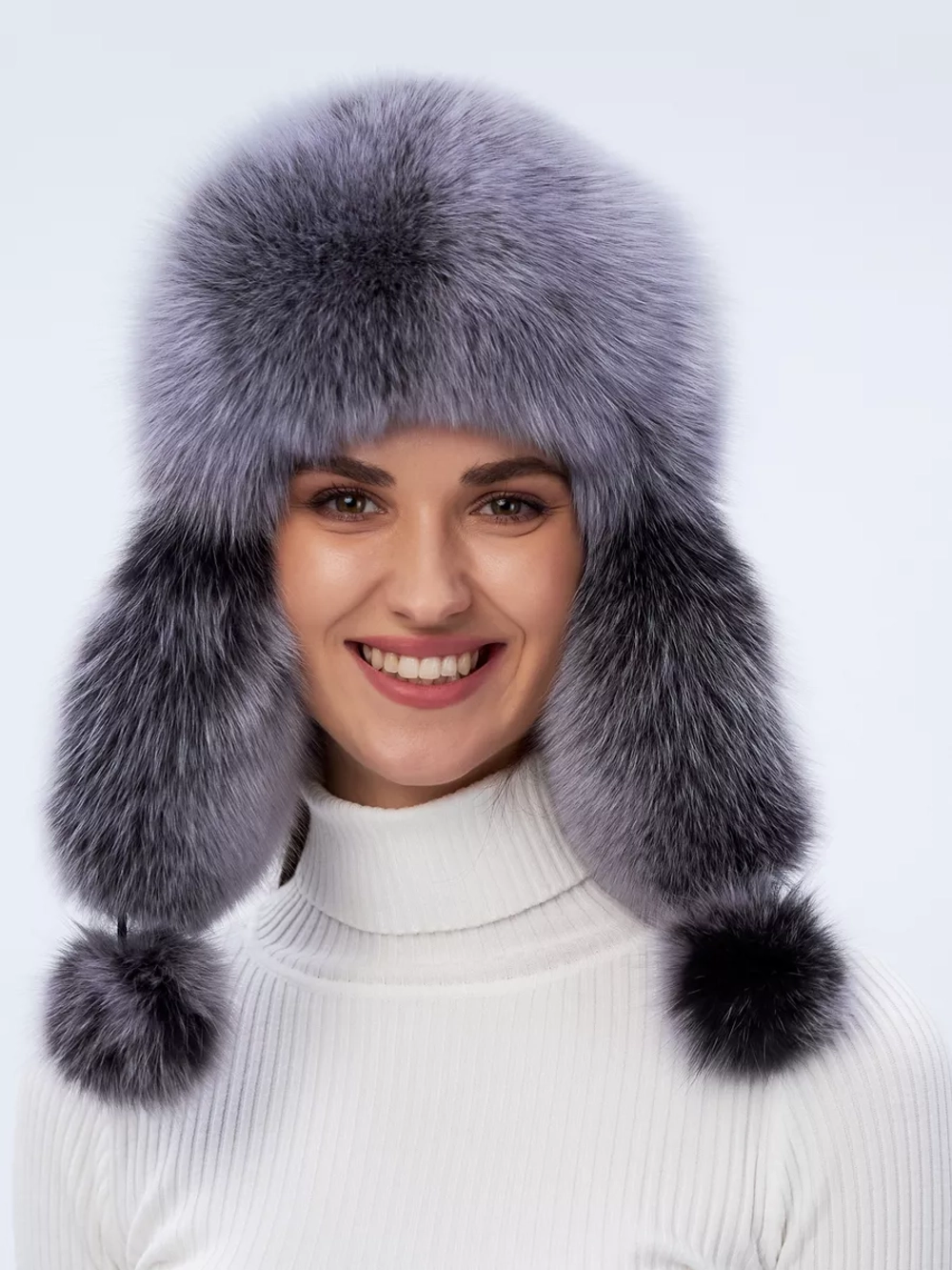 Шапка ушанка зимняя меховая