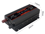 Инвертор 12V-220V 2000W черный Foval