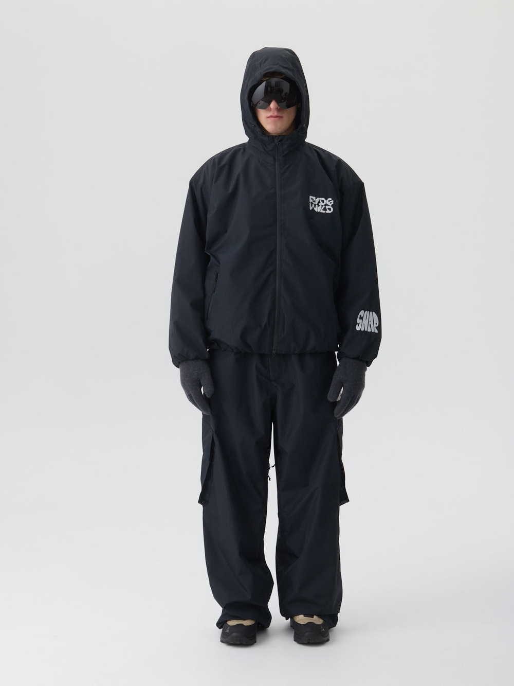 WILD x SNAP JACKET BLACK