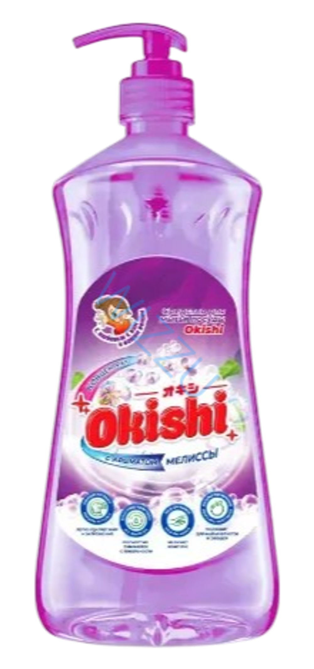 Для мытья OKISHI посуды с ароматом Мелиссы  1л