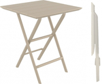 Стол пластиковый складной Siesta Contract Helen Folding Table 60, бежевый