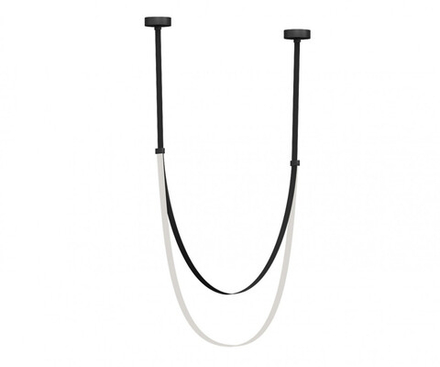 07689A-120,19 Подвес Лирд черный h120 (длина ремня 240см) Led 56W (4000K). ТМ Kink Light