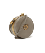 Кожаный клатч MINI VITELLO SHINY VINT Pinko - серый(101777 A106)