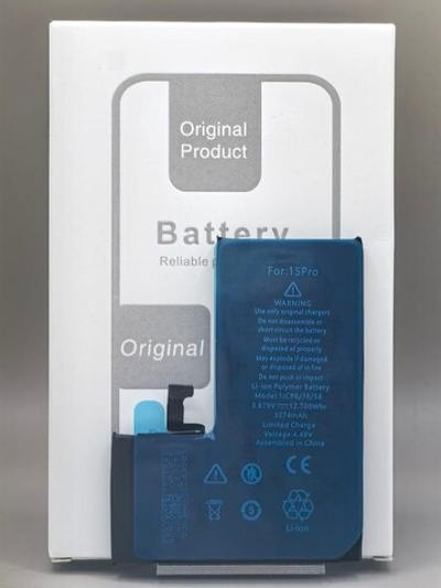 Усиленная АКБ Батарея Аккумулятор iPhone 15 Pro с Верификацией Orig IC High Capacity