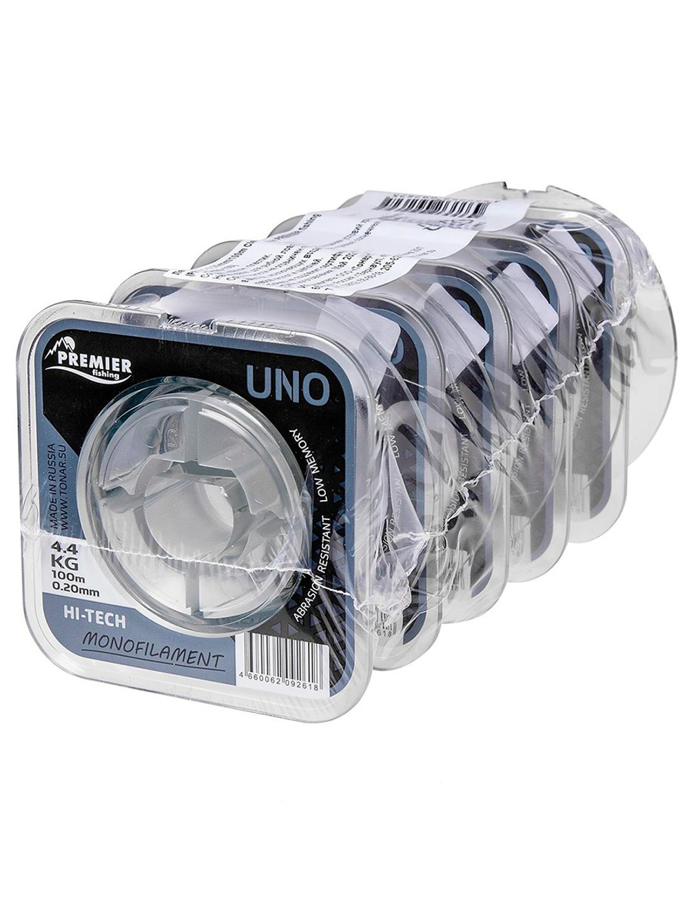 Леска для рыбалки Premier Fishing UNO Clear Nylon 0,28mm/100m (PR-U-C-028-100)