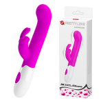 Лиловый вибратор-кролик 20,6см Pretty Love Centaur BI-014794