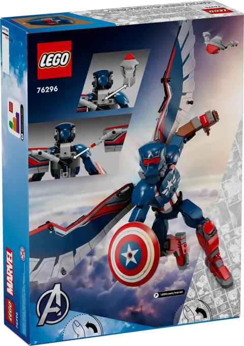 Конструктор LEGO Marvel 76296 Новая строительная фигура: Капитана Америки