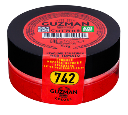 Краситель сухой жирорастворимый Красный томатный (242), GUZMAN, 20 г