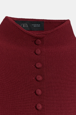 КАРДИГАН С ОБТЯЖНОЙ ПУГОВИЦЕЙ — ZARA