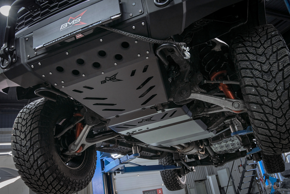 Защита картера двигателя и КПП BMS для Ford Ranger Raptor 2022-2026