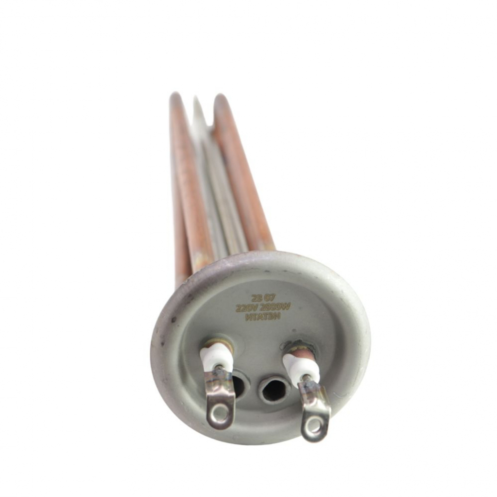 ТЭН RF 2000W, ИТАТЭН, медь, Ø 64мм, М6, клеммы под винт, L290мм, 220V 20059