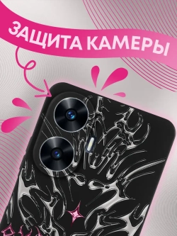 Чехол на Realme C55 с принтом