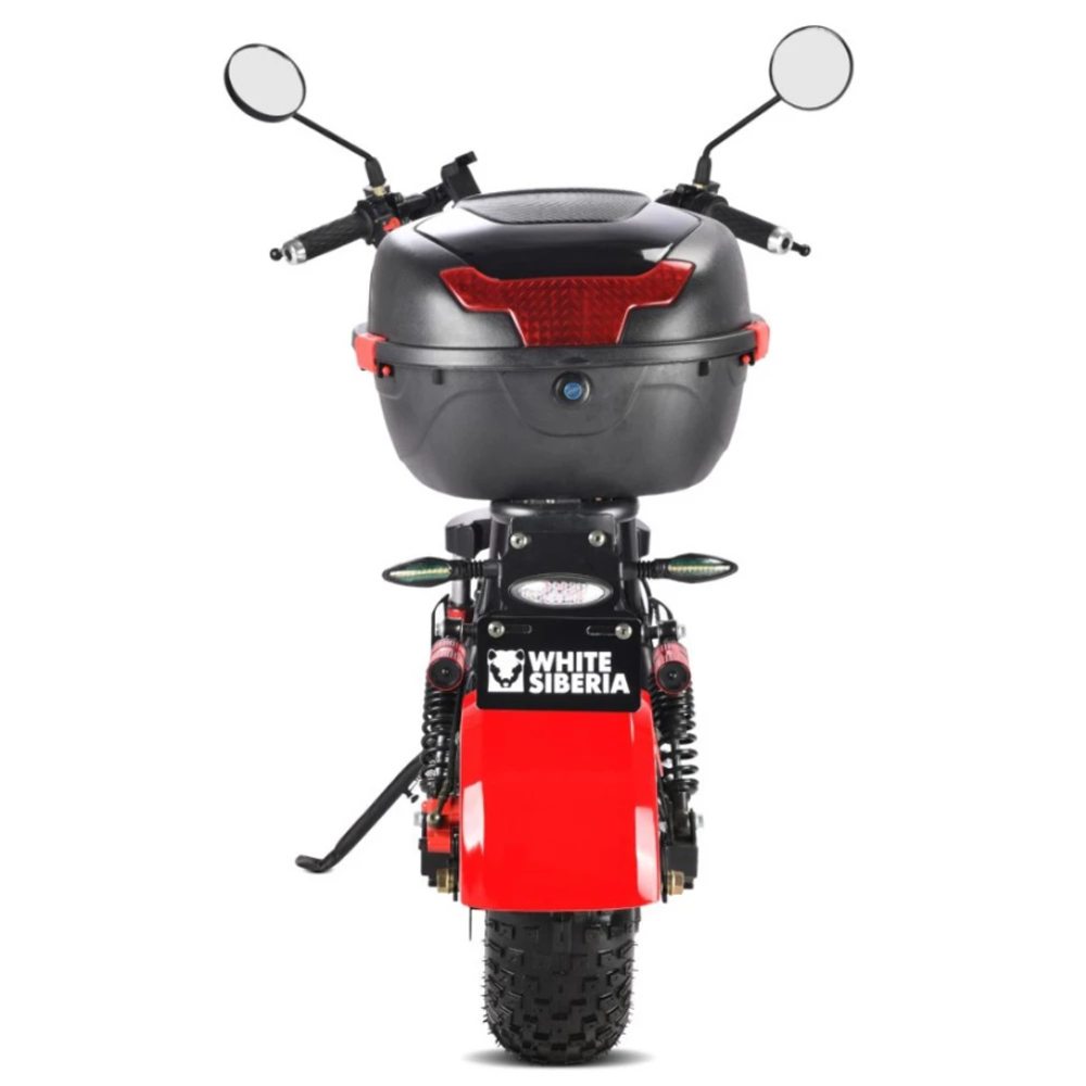 Электроскутер CityCoco WHITE SIBERIA MINI R 2.0 1200W (2022) RED