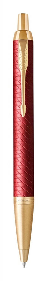 Шариковая ручка Parker IM Premium K318  Red GT, стержень: M, цвет чернил: blue, в подарочной упаковке.