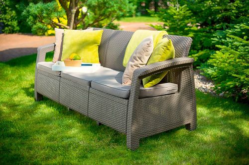Комплект мебели Corfu Russia Love Seat Max (3х мест.диван), капучино