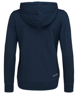 Женская теннисная толстовка Head Club Greta FZ W - dark blue