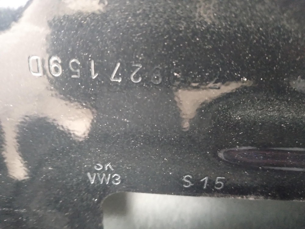 Крышка багажника Volkswagen Touareg 3 18-22 Б/У Оригинал 760827159D