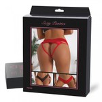 Трусики с доступом Ladies, красные, 3XL