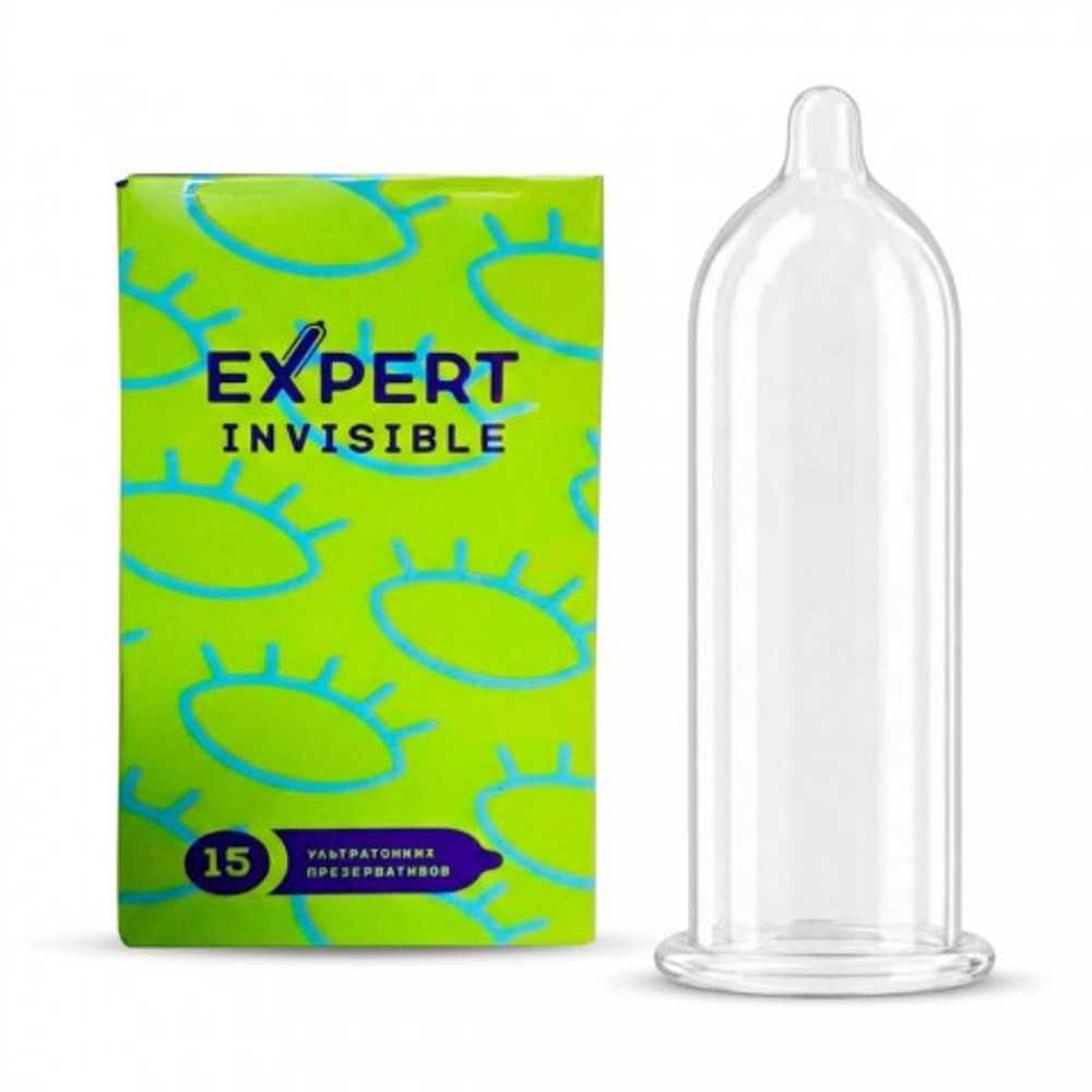 Презервативы EXPERT INVISIBLE № 12+3 (особо тонкие), 12+3 шт.