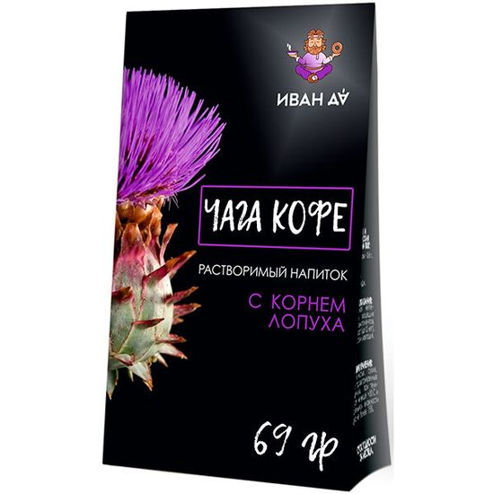 -(-)Чайный напиток "Чага-Кофе" с Корнем Лопуха, 69 г