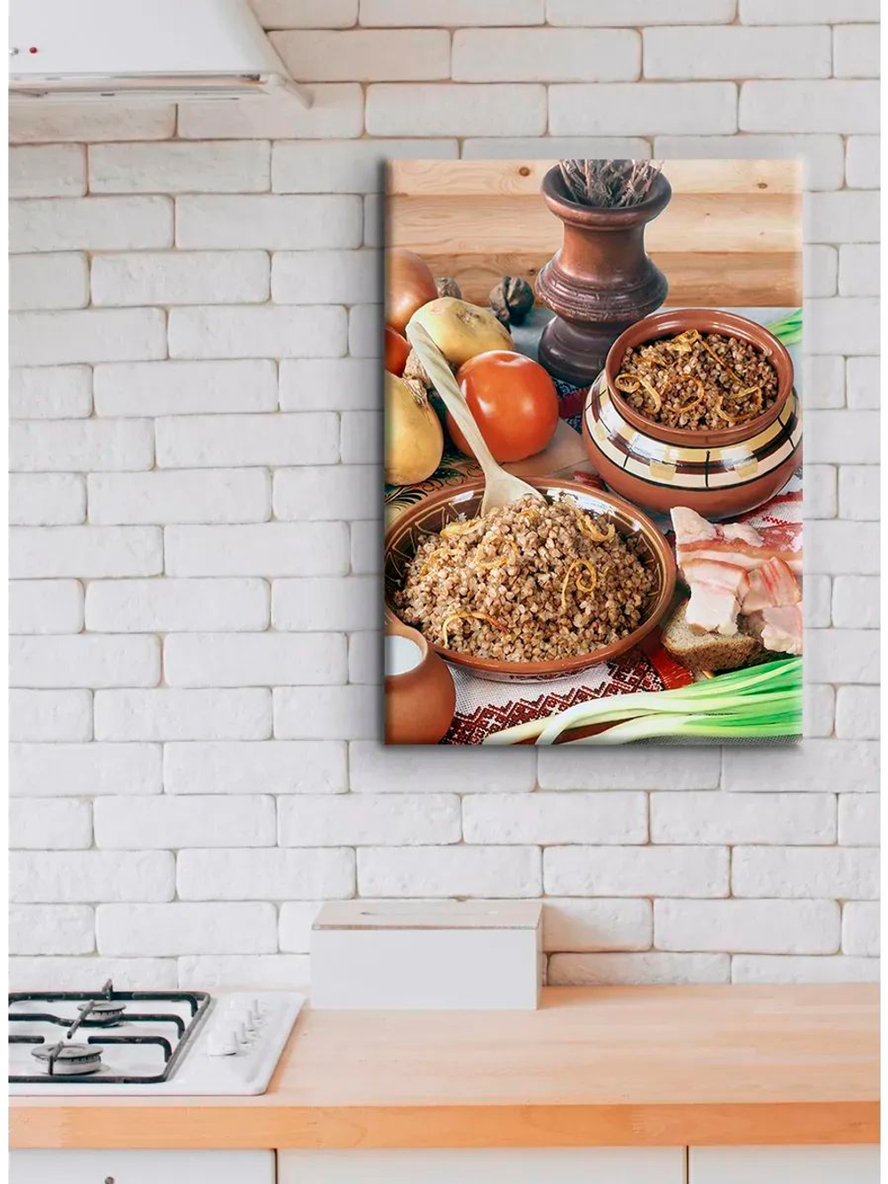 Картина "Русская кухня", интерьерная 30х40см 1шт.