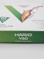 Бумажные фильтры для кофе V60, 02W, 40 шт. (Япония)