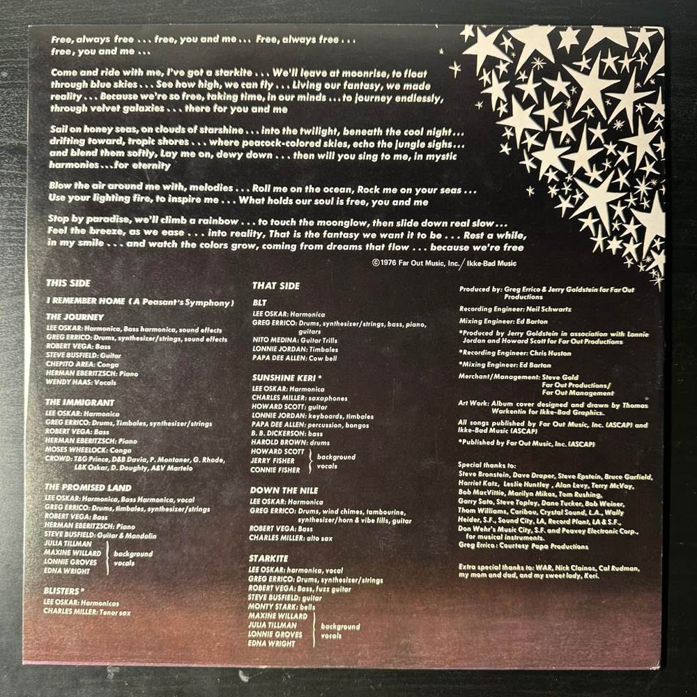 Lee Oskar - Lee Oskar (Япония 1976г.)