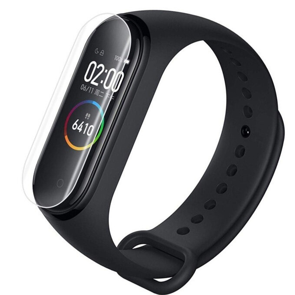 Защитная пленка для фитнес-браслета Xiaomi Mi Band 4 прозрачная