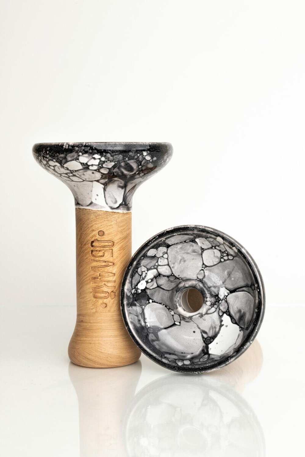 Cybuch Oblako STD Phunnel M Glaze WHITE-BLACK MARBLE