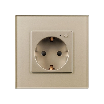 Розетка электрическая с Zigbee управлением SCT-OMALI-EUZB1-PL-GD (240V, 16A, Zigbee) (Arlight, -)