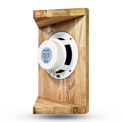 Влагостойкий динамик с декоративной дубовой сеткой SW 525 Wood - Corner, для бани и сауны