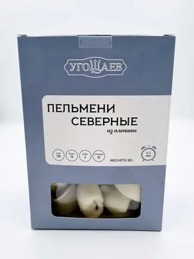 Пельмени «Северные» из оленины 500г