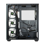 Корпус BaseTech eXtreme GFX-05, Без БП, EATX, чёрный, 4xFRGB FAN, 2xUSB2, 1xUSB3, бок: закалённое стекло (BT-GFX-05-TG-4F-RGB)