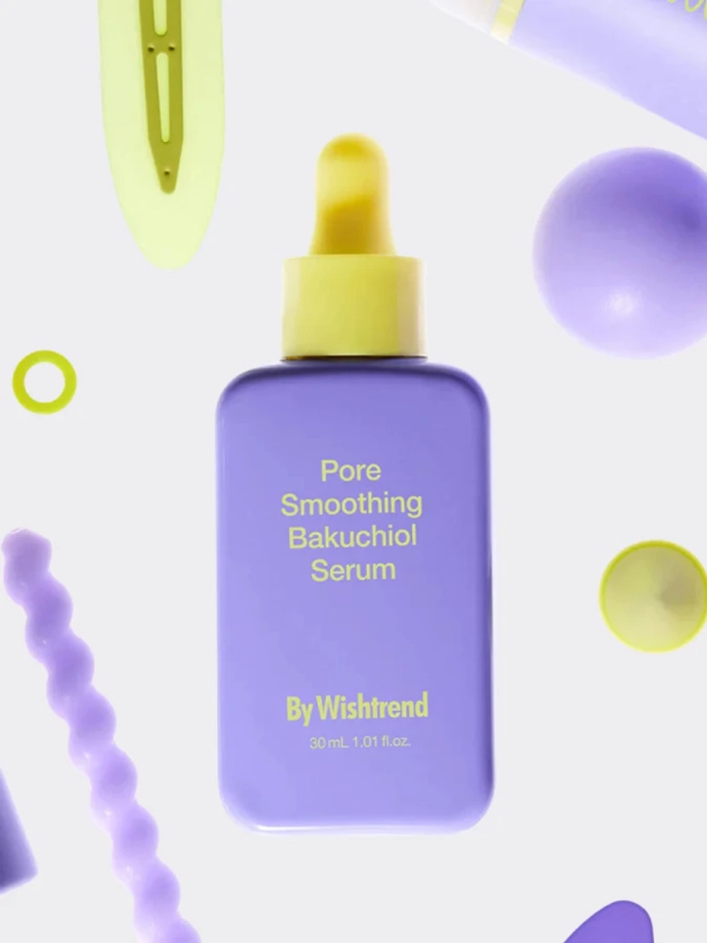Разглаживающая сыворотка для лица с бакучиолом By Wishtrend Pore Smoothing Bakuchiol Serum