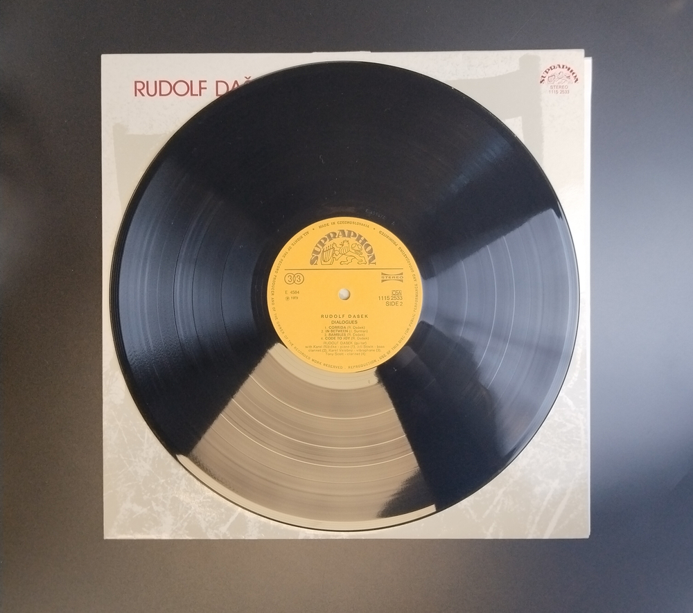 LP Rudolf Dasek - Dialogues. Джаз. Виниловая пластинка 12 дюймов. Мелодия СССР год. Supraphon Чехословакия 1979 год.