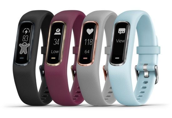 Фитнес-браслет Garmin Vivosmart 4 Серый, S/M 010-01995-22