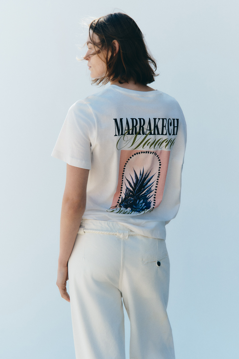 Футболка с принтом — Светло-жёлтый/Energized - H&M