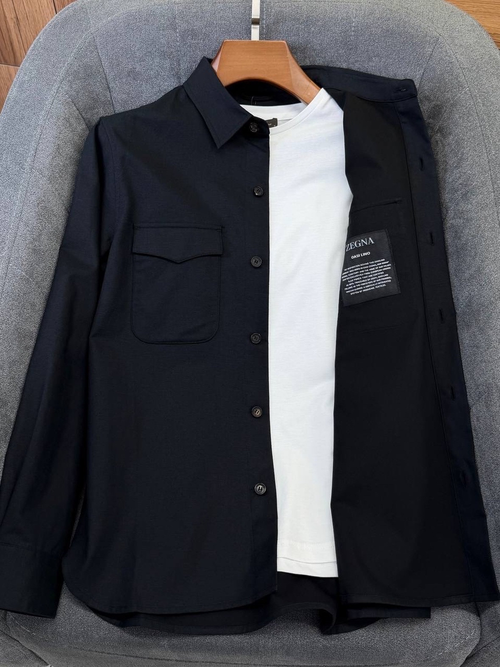 Льняной костюм Zegna