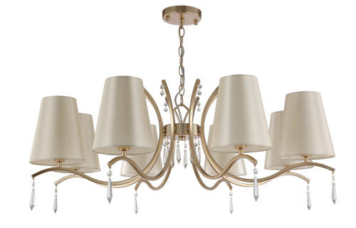Подвесная люстра Crystal Lux RENATA SP8 GOLD