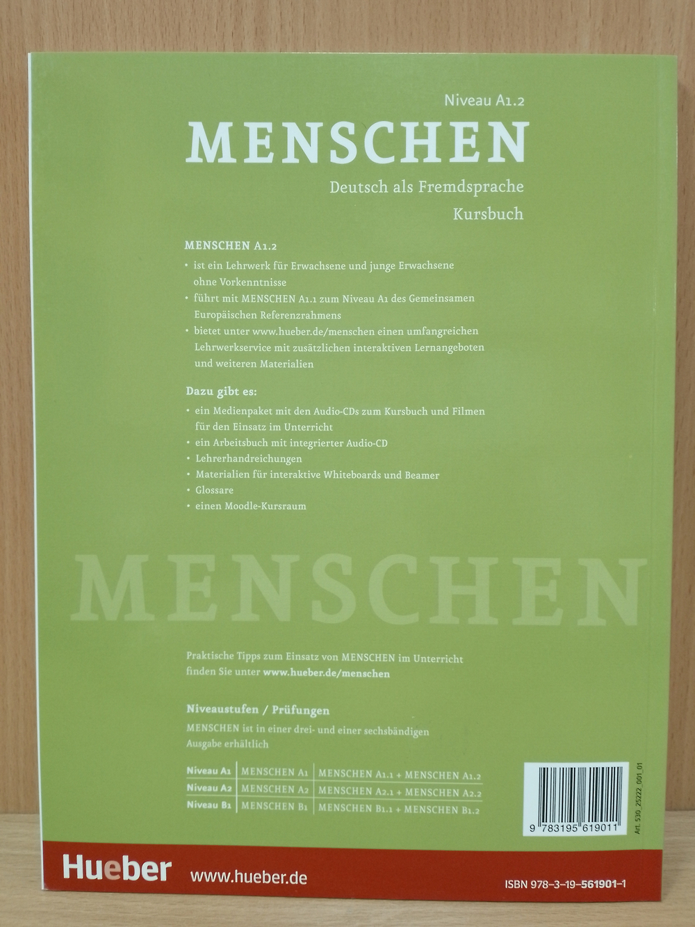 Menschen A1/2, Kursbuch