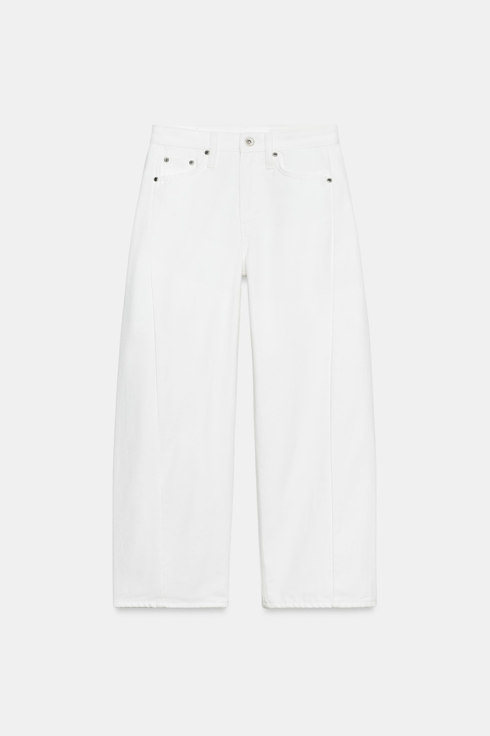 ДЖИНСЫ ZW COLLECTION ANKLE RELAXED СО СРЕДНЕЙ ПОСАДКОЙ — ZARA