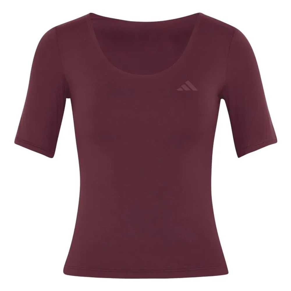 Женская теннисная футболка Adidas All Me Essentials - maroon