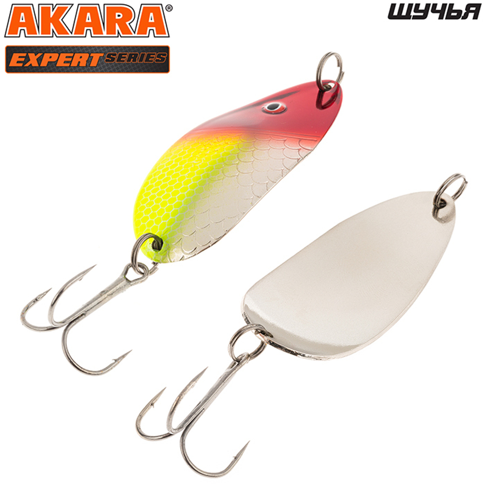 Блесна колебалка Akara Expert Щучья 65 мм 15 гр. 12/SIL